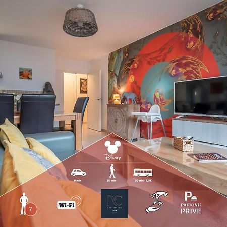 מונטבראן *Disneyland-Paris* 7Pers, Wifi, Parking, Netflix מראה חיצוני תמונה